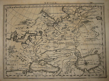 Mercator Gerard - Hondius Jodocus Russia cum confinijs 1630 Amsterdam 